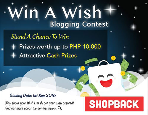 Shopback's Win a Wish Contest