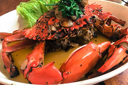 Oyster Bay's signature crab