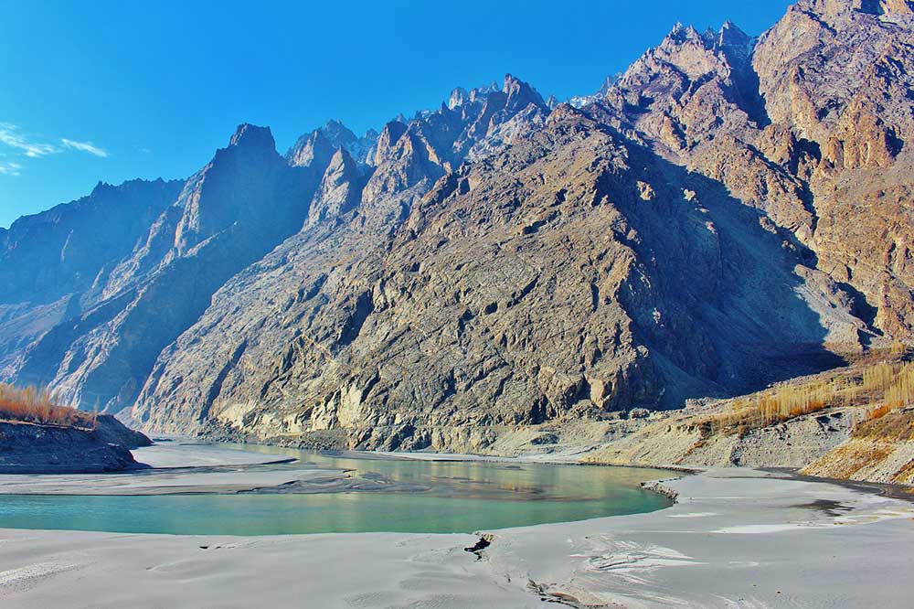 Hunza Valley in the Gilgit-Baltistan region of Pakistan