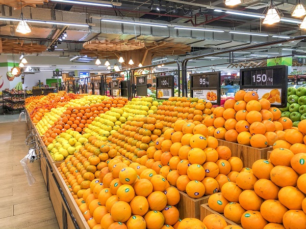 Fruit section of Metro Supermarket