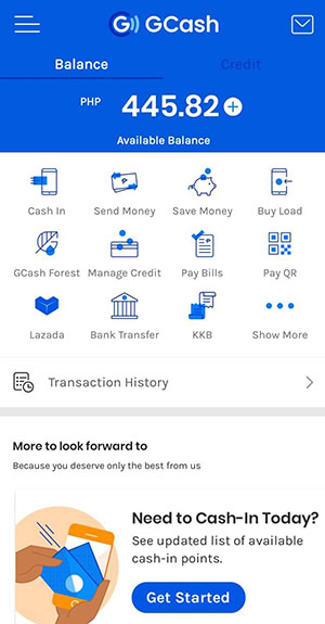 GCash mobile application