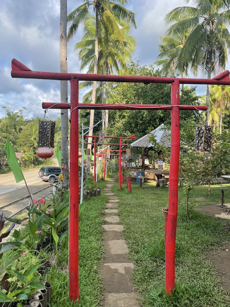 Torii gate replica at Santabucks