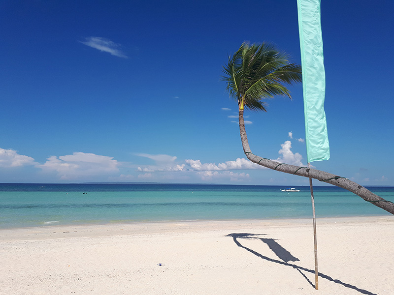 One of Bantayan Island's stunning beach fronts, Kota Beach