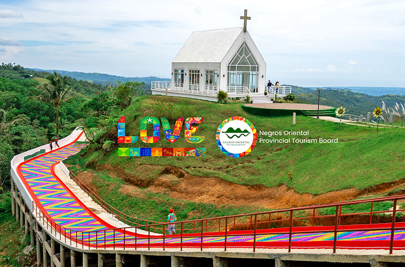 The Rainbow slide is now a popular attraction. Photo courtesy of Negros Provincial Oriental Tourism Board