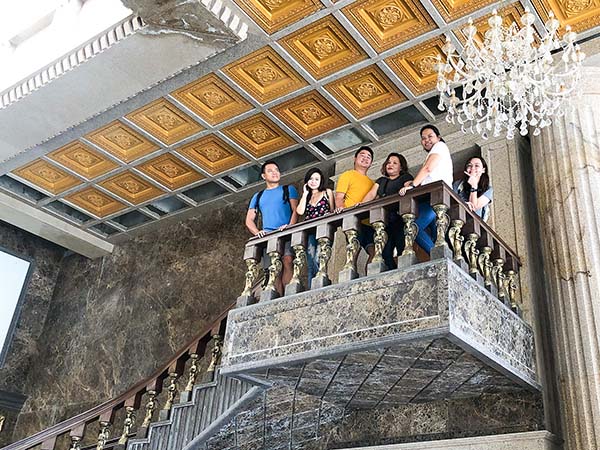 At Temple of Leah with friends