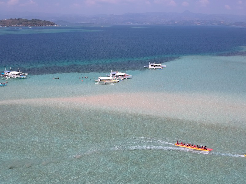 Drone photo of Manjuyod Sandbar