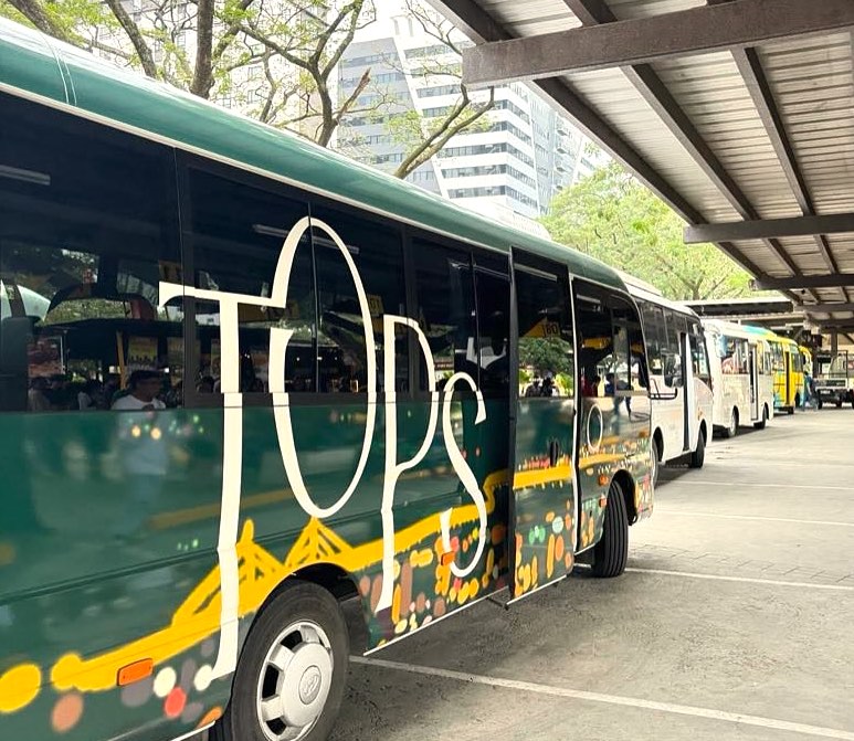 Tops Bus at IT Park terminal or pick up point