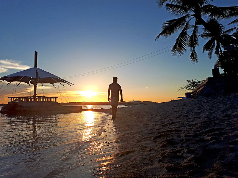 Sunset photo at Virgin Island