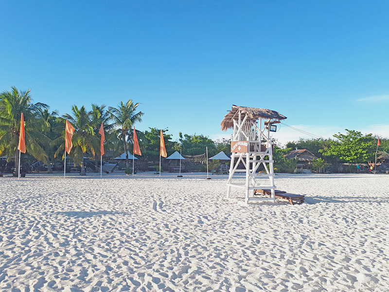 Virgin Island's lifeguard station