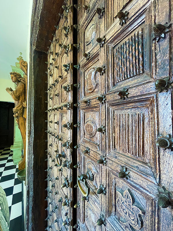 Capilla Santa Ana's antique door
