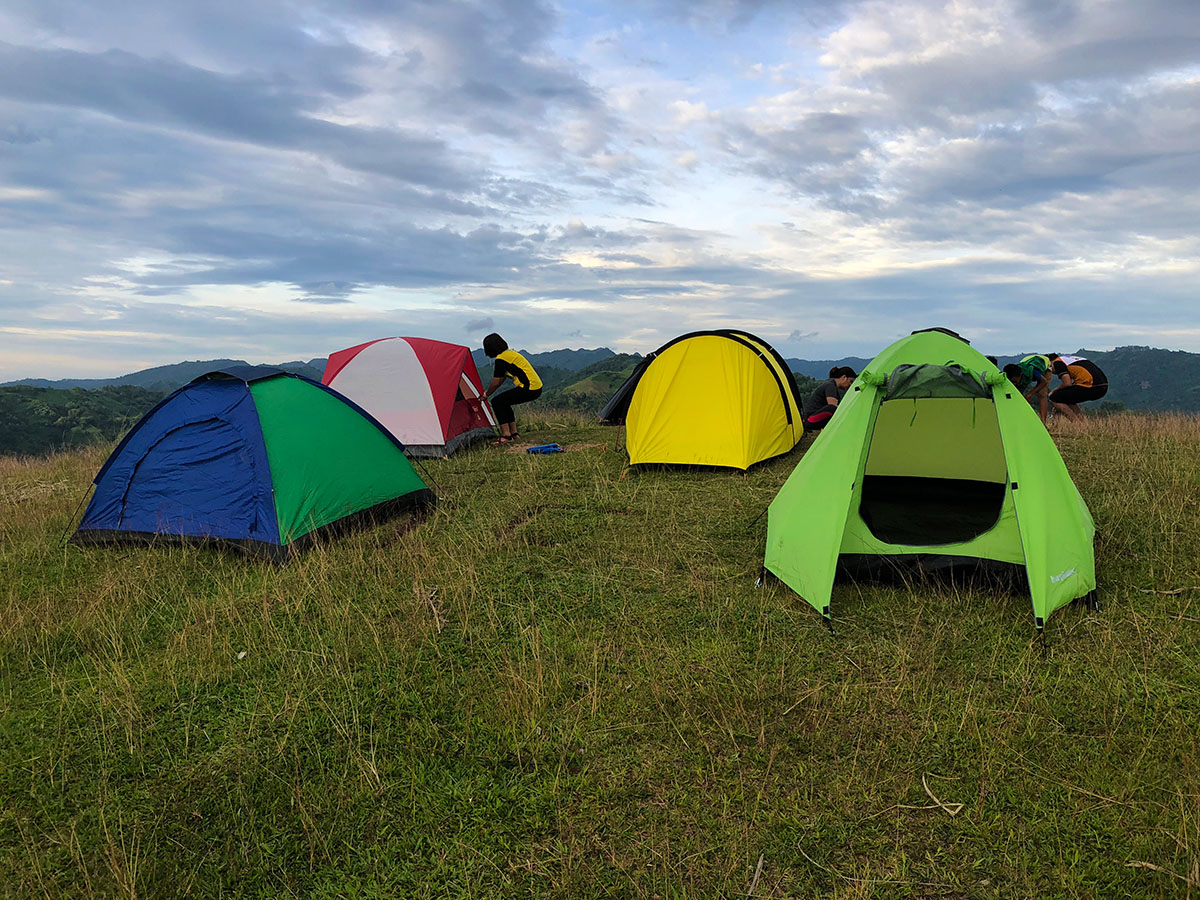 Our camp at Tagaytay Hills in Toledo