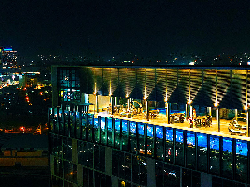 Bai Hotel's pool deck