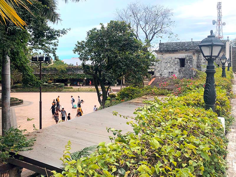 Fort San Pedro adjacent to Plaza Independencia in Cebu City