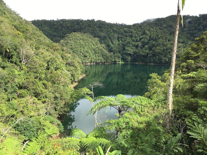 The serene water of Lake Danao