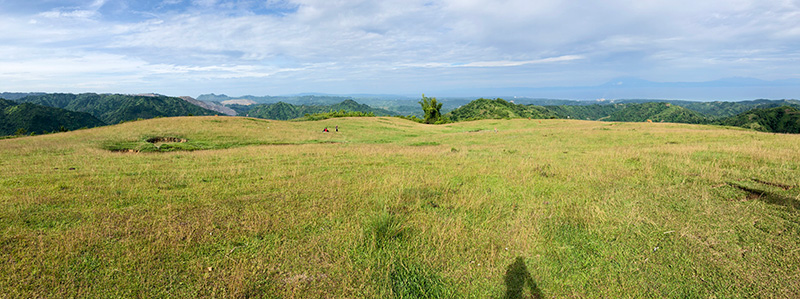 The vast expanse of Tagaytay Hills